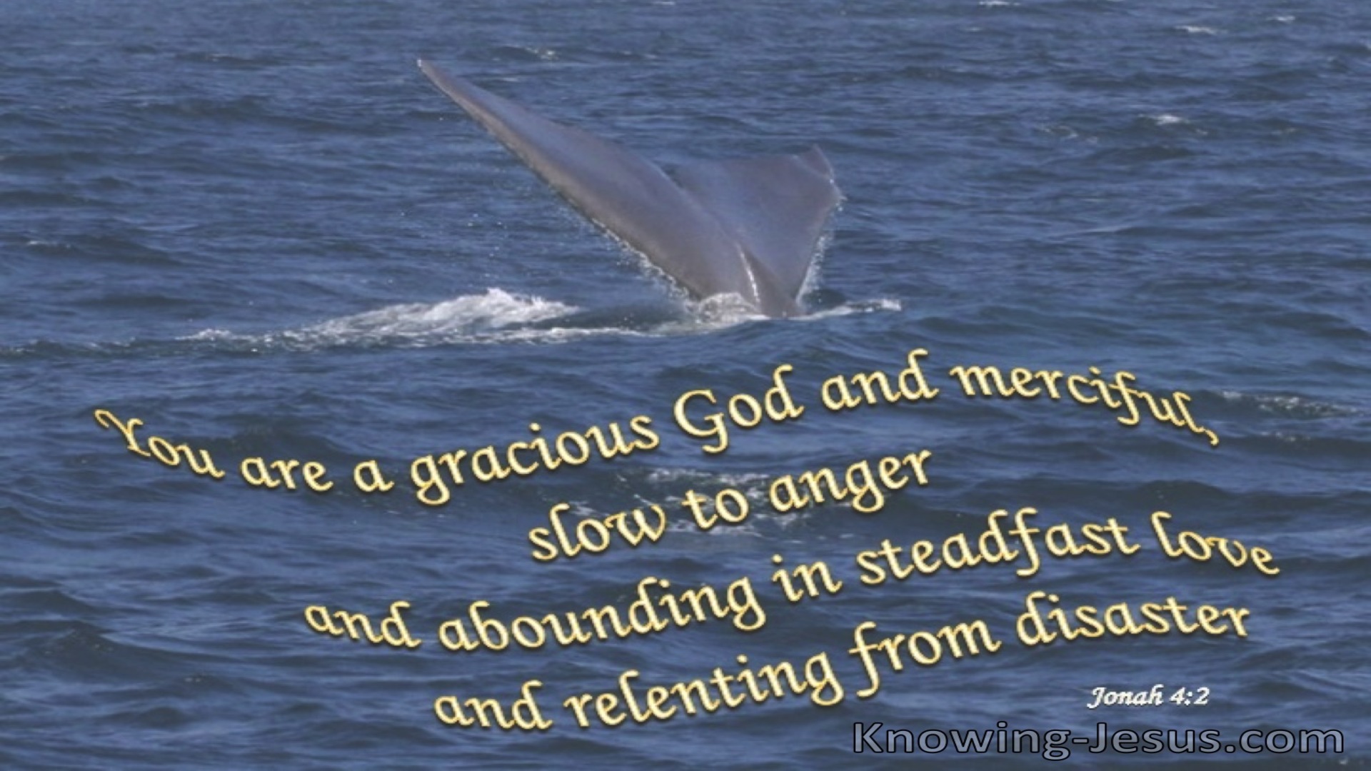 Jonah 4:2 God is Gracious (gray)